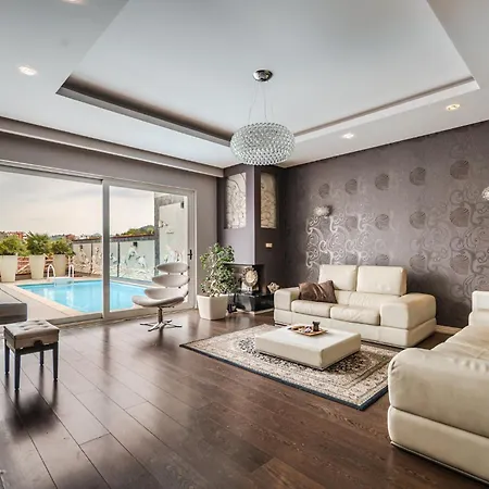 Tranquility With Pool Private Garden & Bbq By Pikhost 地拉那